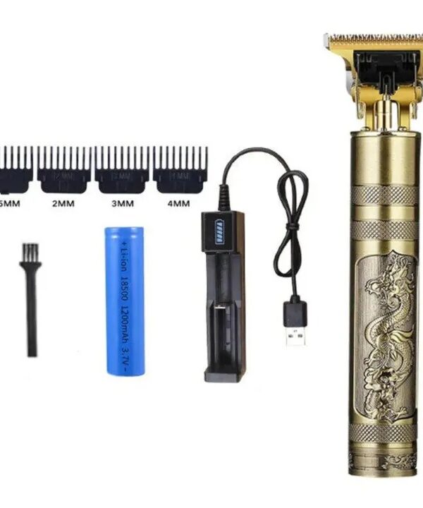 Vintage T9 Professional Hair Trimmer | Cordless & Rechargeable Hair Cutting Machine